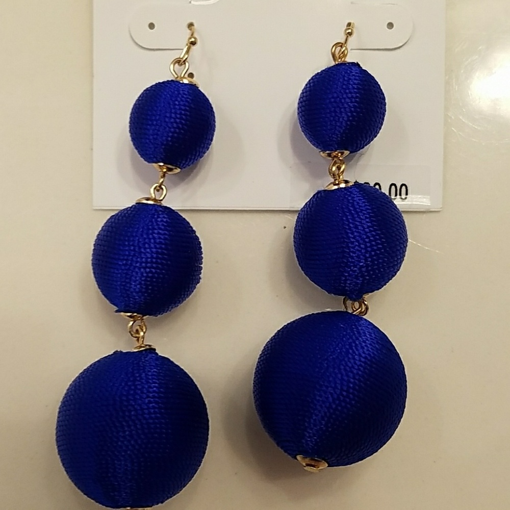 Beautiful blue earrings